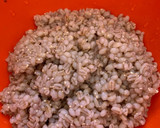 Foto del paso 1 de la receta: Hamburguesa de cebada y carne