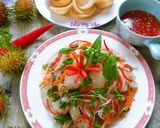 Hình bước làm 7 của món Gỏi gà chôm chôm
