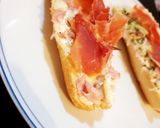Une image de l'étape 7 de Brushettas jambon fromage #juillet.