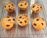 A picture of step 10 of Eggless Strawberry Muffins With Strawberry Buttercream Frosting.
