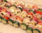 Csirkés saslik recept fázis 7 fotója
