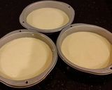 A picture of step 4 of Vanilla Layer Cake with Whipped Chocolate Ganache Filling and Whipped Coconut Cream Frosting.