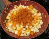 Bableves 🥣 lila 🟣 lóbabbal és füstölt 🐖 francia🇫🇷 csülökkel 🔥 recept fázis 7 fotója