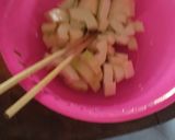 Hình bước làm 1 của món Kim chi đu đủ chay