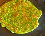 A picture of step 6 of Spinach Paratha (palak ka paratha).
