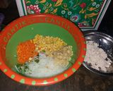 Foto langkah ke 2 dari resep Nuget mie jagung dan sayur.