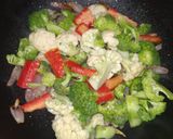 A picture of step 2 of Broccli Mix Veg.