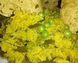 A picture of step 2 of Peas methi Pulao.