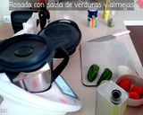 Foto del paso 3 de la receta: Rosada al vapor con almejas y salsa de verduras TMX