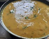 A picture of step 10 of Jowar Bhakri and pithla.