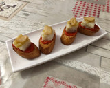 Foto del paso 7 de la receta: Bacalao confitado con crema de pimiento morrón y guindilla cayena y el otro pincho con pil pil