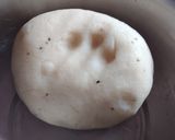 A picture of step 8 of Sooji litti.