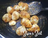 A picture of step 1 of Afghani Anda/Egg Curry.