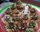 Foto del paso 9 de la receta: Arañitas,🕷️🕷️😍🌺😍Divertidas🤩🌺🤩🕷️🕷️🕷️en Halloween🕷️🌷