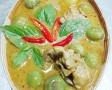 รูปขั้นตอนการทำที่ 4 ของ ขนมจีนแกงเขียวหวานไก่