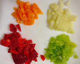 Foto del paso 10 de la receta: Empanada de atún y ensalada de cogollos con frutas