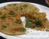 A picture of step 4 of Qeema Methi Paratha.