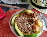 Foto del paso 3 de la receta: Carne guisada con arroz de fideos frito