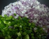 A picture of step 1 of Pavbhaji Fondue.