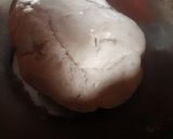 A picture of step 1 of Bran flour turkish roti.