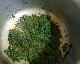 A picture of step 4 of Fenugreek sabji methi bhaji.