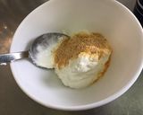 Une image de l'étape 2 de Dos de cabillaud ail et crème de persil aux algues.
