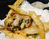 Fried meatball French fries recipe step 3 photo