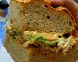 A picture of step 5 of Sirracha grilled sandwiches.