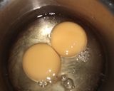 A picture of step 1 of Masala omelette.