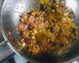 A picture of step 6 of Tuvar dal.