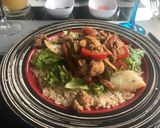 Foto del paso 5 de la receta: Arroz cantones al wok