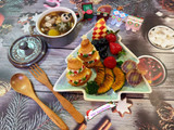 小學生早餐～可頌聖誕樹