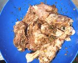 A picture of step 2 of Marinaded chicken with sauce.
