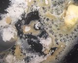 A picture of step 1 of Kurkury with white sauce.