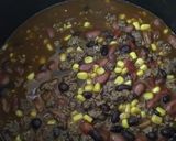 A picture of step 5 of Taco Soup.