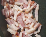 Foto del paso 2 de la receta: Wrap de hamburguesa, bacon y queso roquefort