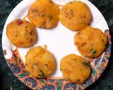 A picture of step 9 of Aloo chop.