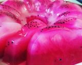 Foto langkah ke 3 dari resep Puding Buah Naga.