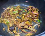 A picture of step 1 of Guyanese Prawn and Raw Mango Curry.