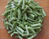 Foto del paso 1 de la receta: Ejotes en microondas con aderezo de tahini y mostaza