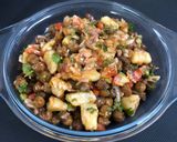 A picture of step 5 of Savory Chana-Aloo Chaat.