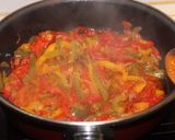 Foto del paso 4 de la receta: Tiras de pollo con pipirrana de pimientos