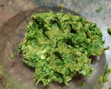 A picture of step 2 of Grilled Chickpea Spinach kabab (oil free).