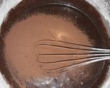 Foto langkah ke 3 dari resep Choco Almond Cakey Brownies.