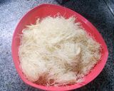 A picture of step 1 of Kunafa with Custard.