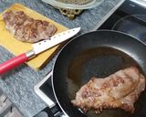 Foto del paso 4 de la receta Pluma ibérica con parrillada de verduras asadas y pimientos caramelizados