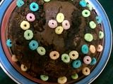 Pastel de chocolate, sencillo