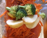 Foto del paso 2 de la receta: Salmón relleno de vegetales a la naranja