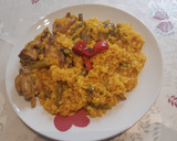 Foto del paso 4 de la receta: Arroz y conejo