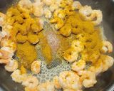 Une image de l'étape 2 de Crevettes ras el hanout.